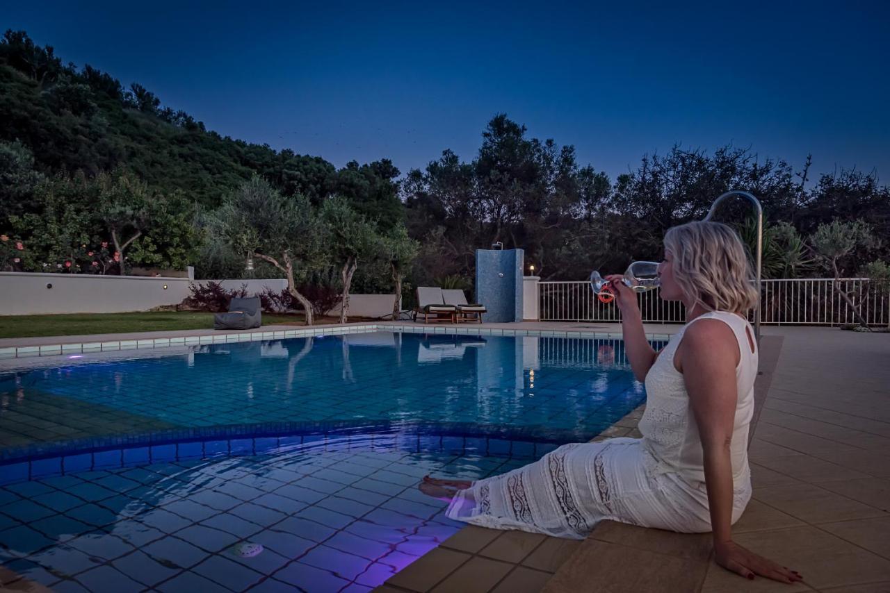 Cretan Blu Platanias Villa Platanés Eksteriør bilde